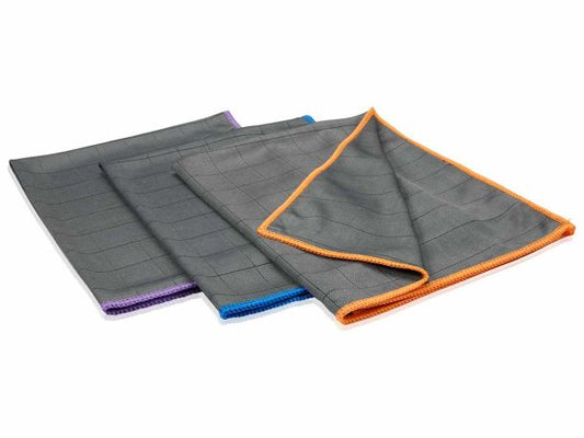 Premium Carbon Glas Tücher 3er Set